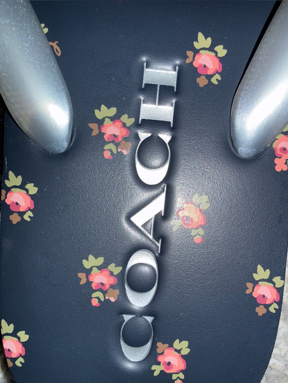 Coach Zak Flip Flops With Floral Print - Picture 4 of 7